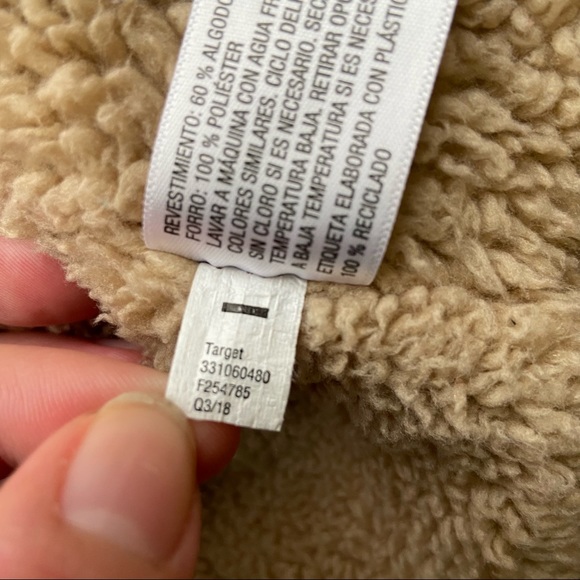 Wild Fable Sherpa Lined Flannel Button Shacket - Picture 10 of 10
